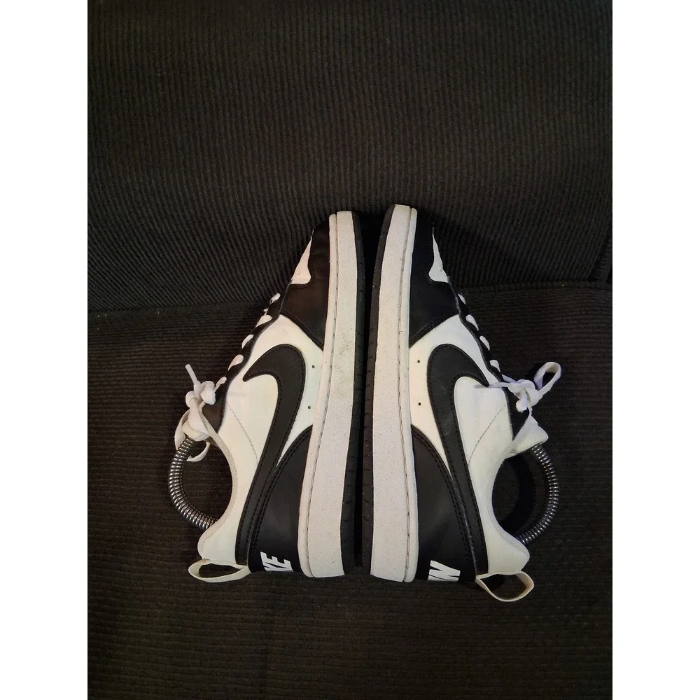 Nike Court Borough Low 2 Black White Panda Kids Shoes BQ5456-131 Size 5Y